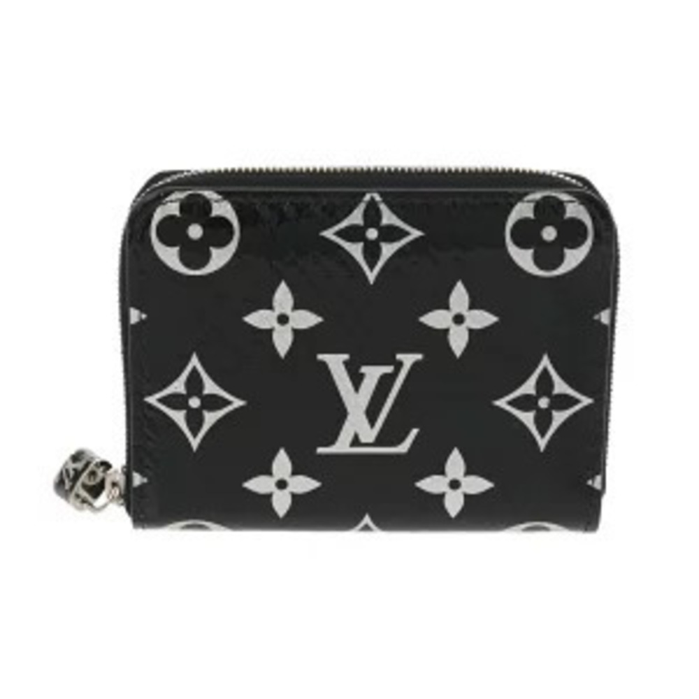 Louis Vuitton Monogram Zippy Coin Black Python Case Wallet